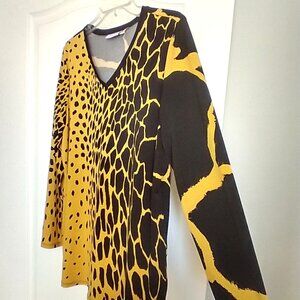 Susan Graver - Animal Print Stretch Tunic - Medium